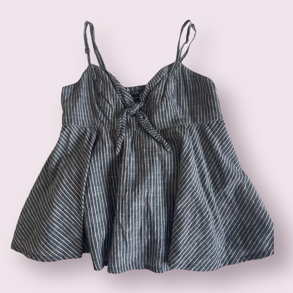 Abercrombie & Fitch babydoll striped top🤍